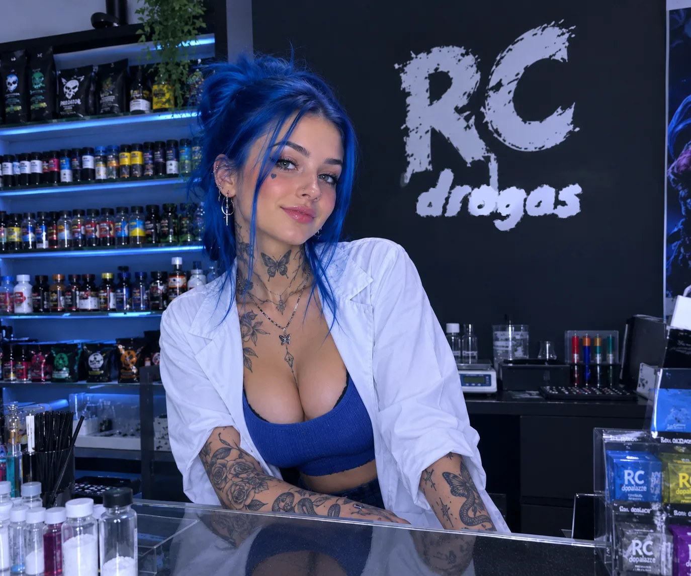 Interior de tienda RC